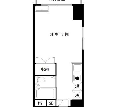 約17.50㎡（洋室7帖）　　　